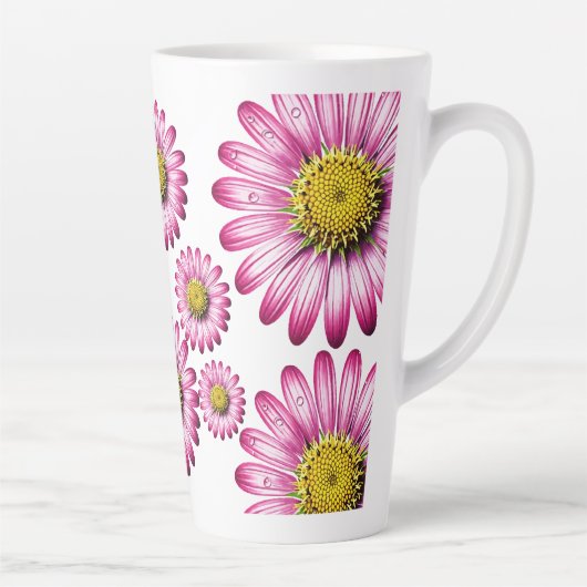 Flores de Gérbera カフェラテマグ (右)