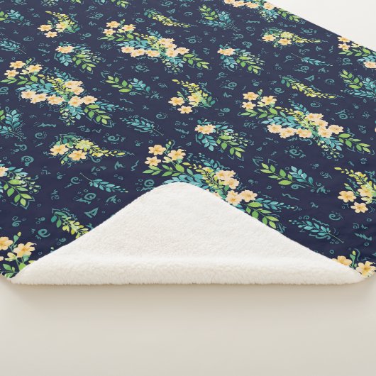 "Flores de Luna" シェルパブランケット (3/4)