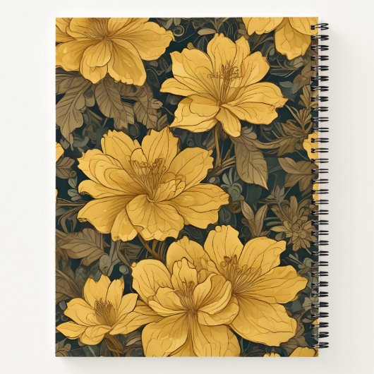 Flores de Oro ノートブック (裏面)