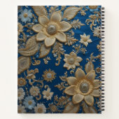 Flores de Oro y Azul ノートブック (裏面)