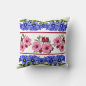 Flores de vinagreira hibisco e amar-perfeitos クッション (裏面)