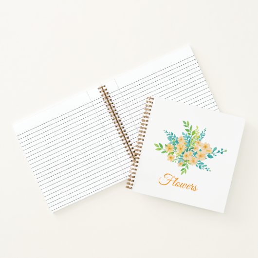 "Flores del campo" ノートブック (内部)