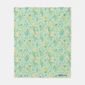 "Flores del campo" フリースブランケット (正面)