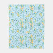 "Flores del cielo" フリースブランケット (正面)