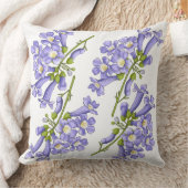 Flores do Brasil jacaranda クッション (ブランケット)