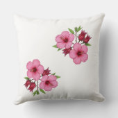 Flores do Brasil jacaranda クッション (裏面)