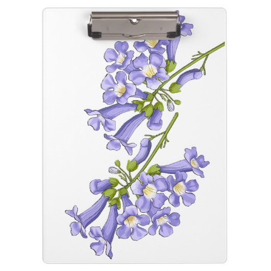 Flores do Brasil jacaranda クリップボード (正面)