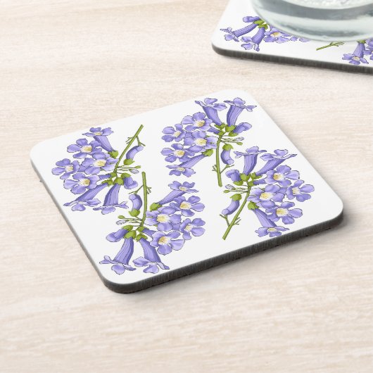Flores do Brasil jacaranda コースター (左側)