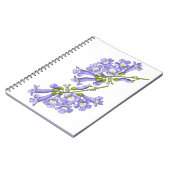 Flores do Brasil jacaranda ノートブック (左側)