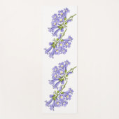 Flores do Brasil jacaranda ヨガマット (正面)