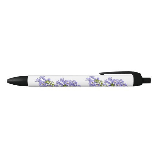 Flores do Brasil jacaranda 黒ボールペン (トップ)