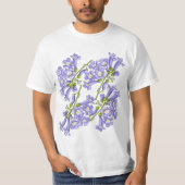 Flores do Brasil jacaranda Tシャツ (正面)