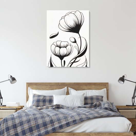 Flores do Silêncio キャンバスプリント (インサイチュ (寝室))