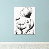 Flores do Silêncio キャンバスプリント (インサイチュ (ウッドフロア))