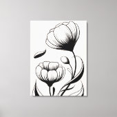 Flores do Silêncio キャンバスプリント (正面)