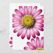 flores gérbera 招待状 (正面/裏面)