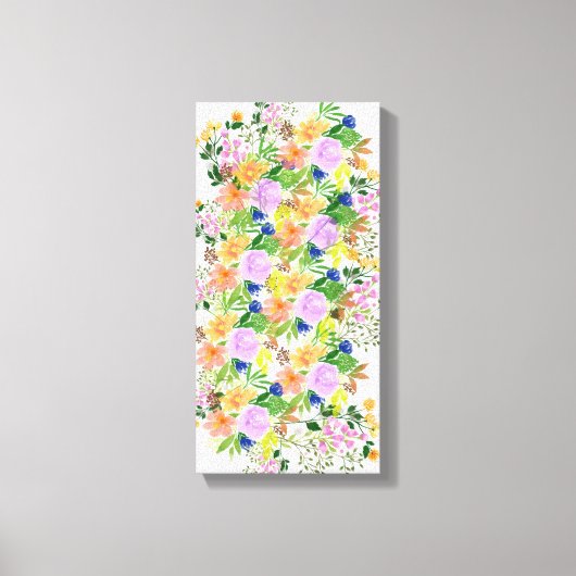 Flores Lilás キャンバスプリント (正面)