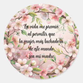 Flores, moderno elegante ラウンドシール