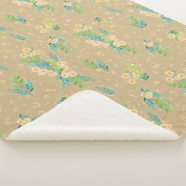 Flores Neutras シェルパブランケット