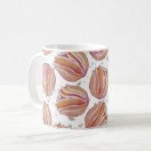 Flores Pêssego コーヒーマグカップ (正面左)