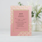 Florescent Dream Wedding RSVP with Menu Options (スタンド正面)