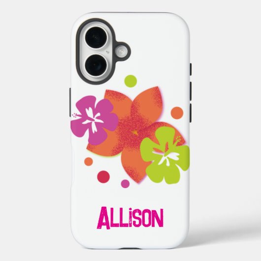 Florescent Tropical Vibes Case-Mate iPhoneケース (裏面)