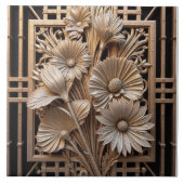 Floret and Deco Grid タイル (正面)