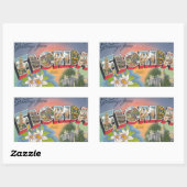 FLORIDAからの挨拶 長方形シール (シート)