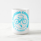 Floridaコネクタ追跡(サイクリング) コーヒーマグカップ (中央)