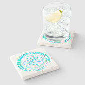 Floridaコネクタ追跡(サイクリング) ストーンコースター (横)