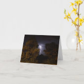 Floridaノートカードのナイト稲妻 カード (黄色い花)