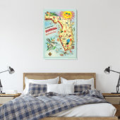 Florida 24x36ストレッチキャンバス印刷 キャンバスプリント (インサイチュ (寝室))