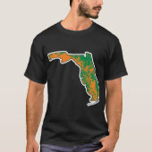 Florida A_M絞り染め州 Tシャツ (正面)