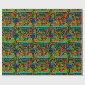 Florida Alligator - Hurrican Critters ラッピングペーパー (フラット)