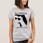 Florida: America’s Mullet | Funny State Pride Tシャツ (正面)
