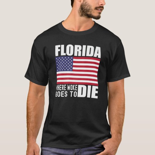 Florida Anti Woke Anti Liberal Desantis is DeFutur Tシャツ (正面)