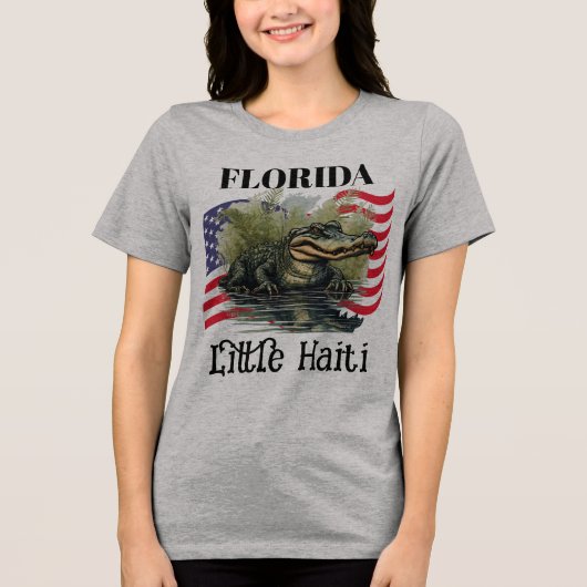 Florida Bella+Canvas Women's トライブレンドＴシャツ (正面)