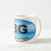  Florida - BG - Boca Grande Emblem Mug コーヒーマグカップ (正面右)