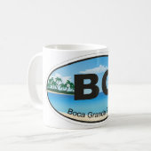  Florida - BG - Boca Grande Emblem Mug コーヒーマグカップ (正面左)