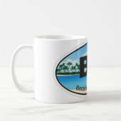  Florida - BG - Boca Grande Emblem Mug コーヒーマグカップ (左)