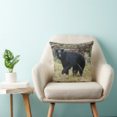 Florida Black Bear Throw Pillow クッション (椅子)