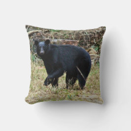 Florida Black Bear Throw Pillow クッション