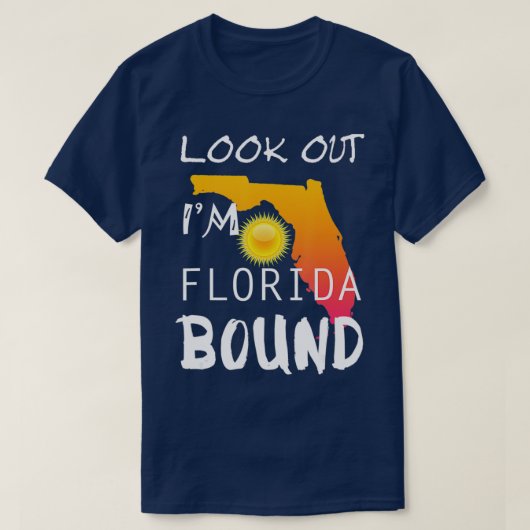 Florida Bound Vacation Spring Break  Tシャツ (デザイン正面)