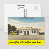 Florida, Bradenton, The Corner Restaurant ポストカード (正面/裏面)