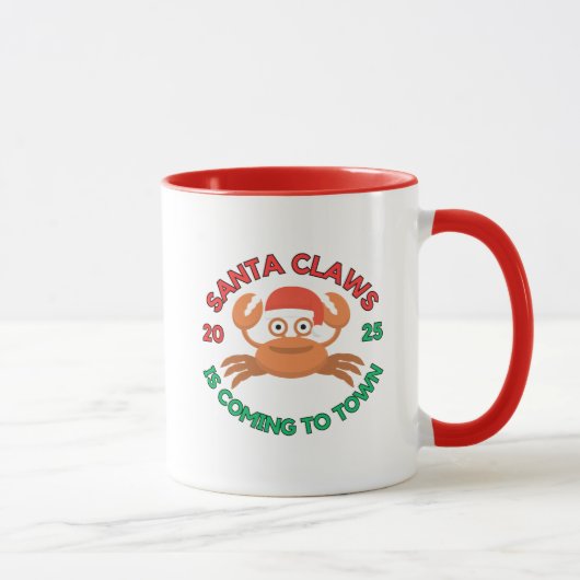 Florida Christmas Coffee Mug Santa Claws マグカップ (右)