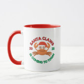 Florida Christmas Coffee Mug Santa Claws マグカップ (左)