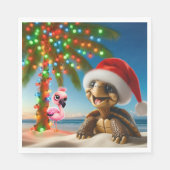 FLORIDA CHRISTMAS PARTY NAPKINS スタンダードランチョンナプキン (正面)