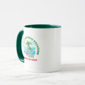 Florida Christmas Vacation Coffee Mug マグカップ (正面左)