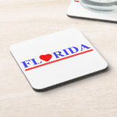 Florida coeur rouge コースター (左側)