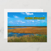 Florida Everglades Sawgrass, Sky & Reflections ポストカード (正面/裏面)